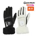 [ немедленная уплата возможность ] TaylorMade W боа флис Golf перчатка женский обе рука для TL609 зима защищающий от холода смартфон соответствует 2025 год модели TaylorMade