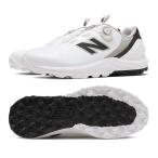 ニューバランス ゴルフシューズ メンズ Fresh Foam X 2500 v5 SL Boa UG2500BA ホワイト×ブラック 2E スパイクレス ボア ダイヤル式 即納 2026年 New Balance