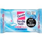 ショッピングクイックルワイパー クイックルワイパー　立体吸着ウエットシート　１６枚