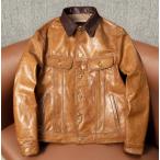 羊革本革レザージャケットvinta...