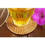 アジアン雑貨 バリ (アタ コースター ラウンドタイプ) コースター アタ キッチン カトラリー エスニック