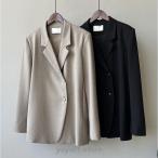 ブレザー スーツ テーラードジャケット レディース 秋 コート テーラード スーツジャケット スーツ アウター 春ジャケット 大きいサイズ 体型カバー 無地 フォー