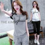  тренировочный женский футболка короткий рукав шорты выставить 7 минут длина спорт одежда часть магазин надеты салон одежда джерси верх и низ гаучо движение способ новый продукт 