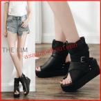 ショッピングウエッジソール トング コンフォート 厚底サンダル ウエッジソール レディース グラディエーターサンダル 美脚 ビーチサンダル 通勤オフィス 夏ブーツサンダル