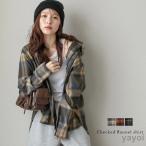 ショッピングネルシャツ チェック ネルシャツ ヴィンテージ ルーズシルエット 羽織り スイッチコーデ トップス レディース フリーサイズ  2025秋冬新作  こなれ感 大人