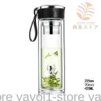  2 -слойный стекло фляжка стекло бутылка cup крышка есть жаростойкий чайная чашка Kei таймер g300ml офисный широкий . прямой .. разделение тип . ожог утечка нет 