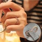 Yahoo! Yahoo!ショッピング(ヤフー ショッピング)指輪 リング アクセサリー レディース 女性用 ラインストーン V形 ハート形 かわいい おしゃれ ギフト 記念日 誕生日 プレゼント 贈り物 ファッ