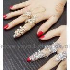 Yahoo! Yahoo!ショッピング(ヤフー ショッピング)ジョイントリング ファランジリング リング アクセサリー レディース ファッション チェーン付き お洒落 おしゃれ 木の葉 リーフ