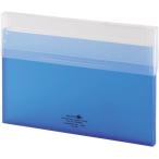 リヒトラブ コングレスケース 書類 ファイルケース A4 薄型 青 A5035-8 ブルー