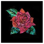 シマロンの薔薇/ギター 楽器に貼るインレイステッカー