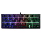 buruberi ゲーミングキーボード 61Key RGB耐久性が高い 有線 キーボード 1年間メーカー保証 Beri61 NEW