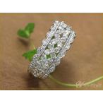 ダイヤモンド 0.63ct 煌めきあふれる PT900プラチナリング 指輪 ミルグレーンとレースに煌めく上質ダイヤモンドが魅力（各地金素材対応可）  受注品