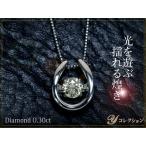 人気の馬蹄モチーフ ダイヤモンド0.3ct PTプラチナダンシングストーンネックレス 数量限定 4本限り！ 動画※クーポン対象外※