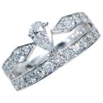 ダイヤモンド 0.40カラット D IF ダイヤモンド 1.04カラット PT900 プラチナ900 リング・指輪 無色透明度高き上質ダイヤ エンゲージ 二連デザイン 1点もの