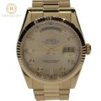 【新品同様】ROLEX ロレックス デイデイト 118238A K番 10Pダイヤ K18YG 750 イエローゴールド シャンパンゴールド文字盤 腕時計 金無垢