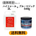 (送料無料) ハイトレール 2L+ブルーマジック 549g セット 金属磨き ホイール磨き ピカピカ 鏡面仕上げ トラック 清掃 サビ取り