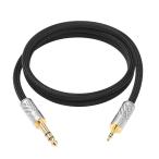 Hi-end одиночный кристалл медь OCC 3.5mm мужской - 6.35mm мужской 3.5 to 6.5 кабель / 5 метров 