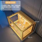広々としたハムスターケージ、パノラマの齧歯動物の生息地、透明なジャービルマンション、DIY多層脱走防止設計 【A9 279】