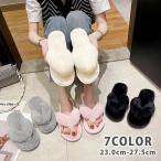 [ все товар 15% off CP!24H ограничение ] тапочки салон обувь зима теплый мех тапочки мутон нежный ....... женский способ пляжные шлепанцы [.3] ^bm1551^