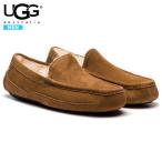 UGG アグ モカシン アスコット メンズ ファー ローファー スリッポン 靴 ムートン 暖かい スエード ボア ^ASCOT 1101110【ug002】^ ギフト プレゼント