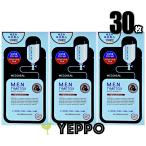 【30枚】 MEN タイムトクス ブラック マスクシート/メディヒール パック  MEDIHEAL  男性用パック 脂分コントロール 韓国コスメ