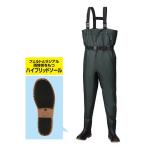 プロックス(PROX)　Pプルーフチェストハイブリッドフェルトウェダー　ブラックグリーン　L