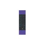  Gamakatsu силикон юбка Flat 0.9mm×0.5mm black purple ru наконечник / голубой ламе 