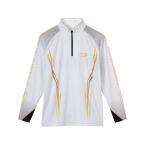  Daiwa DE-7322Tto-na men to половина Zip dry рубашка белый L