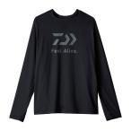 ダイワ　DE-6225 ICEDRY ロングスリーブシャツ ブラック 2XL