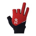  Daiwa DG-6225W защищающий от холода свет рукоятка перчатка 3шт.@ cut красный M[ рыбалка защищающий от холода перчатка защищающий от холода перчатки ]