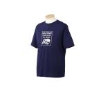 オレンジブルー　MZAP-766 mazume プライムフレックスTシャツ ロゴ ネイビー M