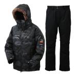 オレンジブルー MZFW-870 mazume CONTACT ALL WEATHER SUIT グリーンカモ 3L【釣り 防寒ウェア 防寒着】