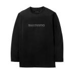 シマノ　SH-022Z ドライロゴTシャツ ロングスリーブ XL ブラック
