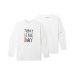 シマノ　シマノ　SH-010V グラフィック ロングスリーブ XL オフホワイト【在庫限り特価】【秋冬物衣料大処分】釣り