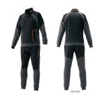  Gamakatsu GM-3545 джерси костюм (Gamakatsu) черный / orange S[ ограниченное количество специальная цена ]