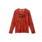 ダイワ　DE-8622 ドライメッシュ ロングスリーブシャツ オレンジヘクス XL