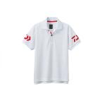 Daiwa DE-7906 рубашка-поло с коротким рукавом 120 белый x красный / короткий рукав Kids одежда рубашка-поло [ ограниченное количество специальная цена ]
