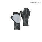シマノ　GL-048Q SUN PROTECTION グローブ・ショート M ブラックダックカモ / 日よけ UV対策 グローブ