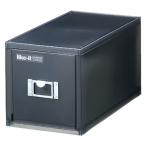 （まとめ買い）ライクイット CDファイルユニット ブラック LM-30 【×2セット】