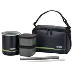 サーモス 保温弁当箱 保温弁当箱 マットブラック DBQ-502 | THERMOS ランチジャー 男性