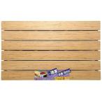 ショッピング風呂 すのこ 風呂スノコ 木目 60×100cm ｜ マット ロングサイズ 浴室 お風呂 バスマット 樹脂製 木目調 抗菌 防カビ 日本製