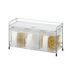 調味料ストッカー フォルマ ミニワイヤー 3型 480ml ホワイト 3個セット A1129 ｜ 調味料入れ 調味料ケース 保存容器
