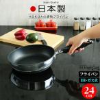 フライパン 日本製 IH対応 ハイキャストプレミアム 24cm | 鋳物 丈夫 テフロン 北陸アルミ 長持ち 料理 炒め物 おしゃれ