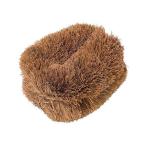 たわし 乙姫本亀束子 ブラウン ｜ 束子 亀たわし 巻きタワシ 汚れ落とし コイヤファイバー 純植物性繊維