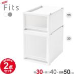 кейс для хранения Fitsfitsu кейс мульти- 2 позиций комплект 3020+3030 ( ширина 30cm× полная высота 50cm× глубина 40cm) l пластик выдвижной ящик 