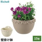リッチェル 壁掛け鉢 ソレシア ミニ壁かけ 15型N ｜ 植木鉢 鉢植え おしゃれ 園芸 花 ガーデニング