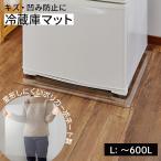 冷蔵庫 マット Lサイズ(〜600lクラス) 冷蔵庫マット 透明 ポリカーボネート 傷防止 75×70 クリア LF500B10b000