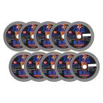 SK11 切断砥石 黒砥 充電グラインダー用 10枚入 105×0.8×15mm