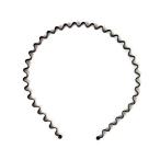 送料無料 ウェーブ カチューシャ ヘアバンド 男女兼用 軽量 薄型 持ち運びも便利 金属製