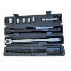 車 タイヤ交換工具　トルクレンチセット 7点セット 17/19/21/24mm+3/8変換ソケット+1/2エクステンションバー＋レンチ本体　専用ケース付き　